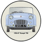 Triumph TR3 1955-57 (disc wheels) Coaster 6